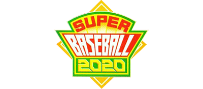 Super Baseball 2020 logo for Sega Mega Drive